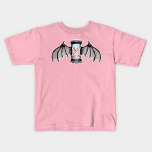 Pastel Memento Candy Mori Bat Wings Hourglass Kids T-Shirt